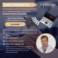 Ecografía musculoesquelética para profesionales sanitarios: Exploraciones Esenciales - PRESENCIAL - 7 y 8 de noviembre 2026